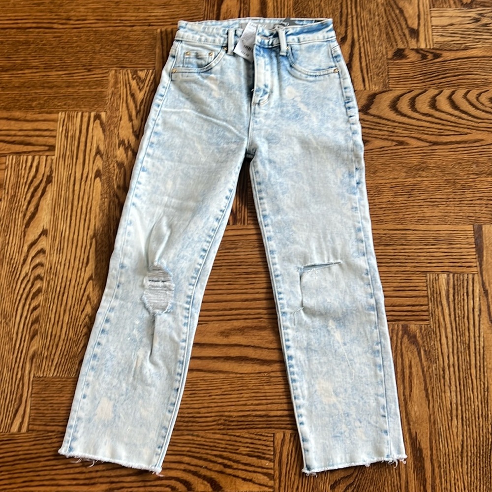 NWT Tractr Distressed Girls Jeans - Size 8